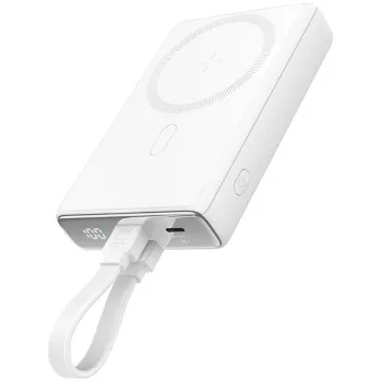 Powerbank Joyroom JR-PBM01 10000mAh 20W 1x USB-C 2x Lightning biały + kabel