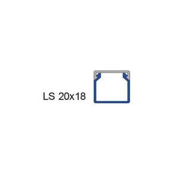 Listwa elektroinstalacyjna kpl. CZARNY CLS 20x18 2m (1szt.)