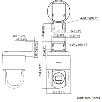 KAMERA IP HIKVISION DS-2DE2C400MW-DE(F0)(S7)