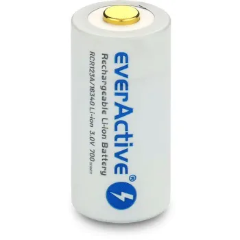 Akumulatorek 16340 / R-CR123 3V everActive 700mAh (1 szt.) z zabezpieczeniem