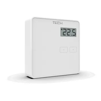 Przewodowy dwustanowy regulator pokojowy biały ST-294v1 Tech sterowniki