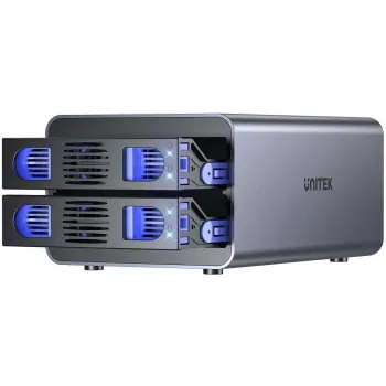 Unitek Obudowa RAID do dysku SATA 2.5''/3.5'' 4 tryby 40TB USB C 10Gb/s