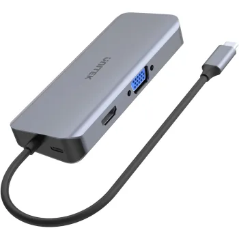 Hub USB Unitek USB-C 3xUSB 3.1 PD HDMI SD VGA RJ45