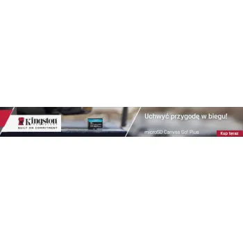 Karta pamięci microSD 128GB Kingston CanvasGo! Plus 200MB/s A2 U3 V30 + adapter