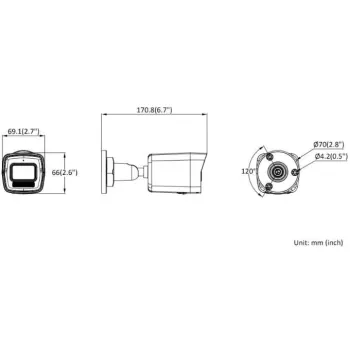 KAMERA IP HIKVISION DS-2CD1083G2-LIUF 2.8mm PL