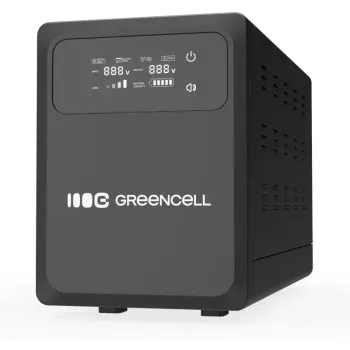 UPS ZASILACZ AWARYJNY Greencell PowerCore 1200VA 800W AVR 12VDC LCD