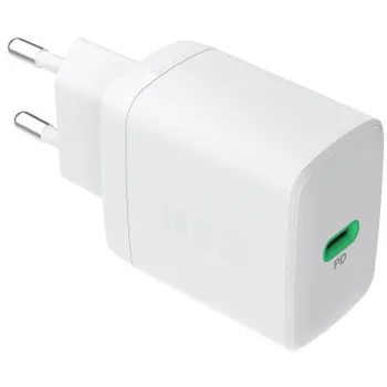 ŁADOWARKA SIECIOWA Greencell PowerSource Solo30 30W 1xUSB-C PD 3.0 QC 4.0+ biała