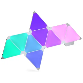 INTELIGENTNE PANELE LED Aurora Nanoleaf Light Panels Smarter Kit WI-FI (Zestaw 9 paneli)