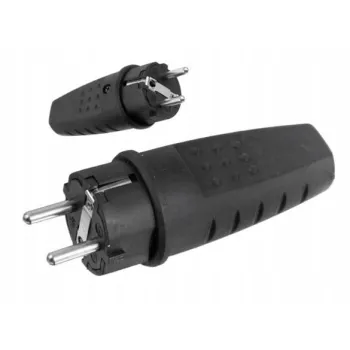 Wtyczka gumowa przenośna 250V, 16A, IP LUX PAWBOL D.3158L