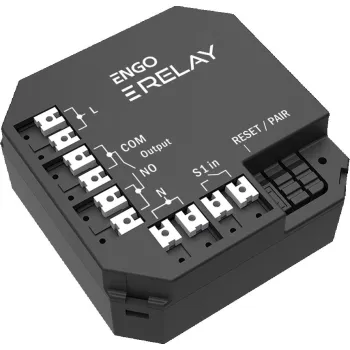 ENGO Controls EREL-12ZB - Smart Relay Inteligentny przekaźnik ZigBee do systemu ENGO Smart, 1x12A, NO-COM