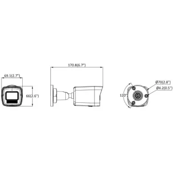 Kamera IP Hikvision DS-2CD1061G2-LIU 2.8mm PL