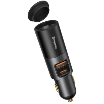 ŁADOWARKA SAMOCHODOWA Baseus Share Together 120W 3A 1x USB-A 1x USB-C PD 30W QC 4.0+