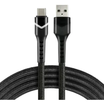 KABEL USB / USB-C RGB LED everActive CBB-1CBR 100cm 3A