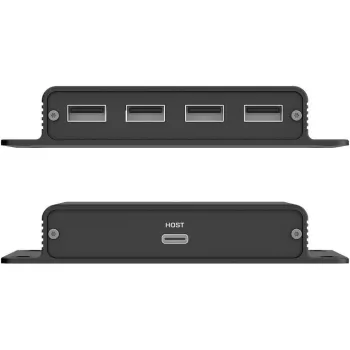 Unitek Przedłużacz USB-C na 4× USB-A przez Ethernet, zasięg do 150 m 480Mbps