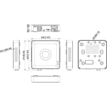 Rejestrator 5w1 Hikvision iDS-7104HQHI-M1/S(E)