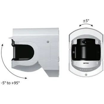 Czujnik LiDAR z kamerą FullHD Optex RLS-3060V REDSCAN Pro Series