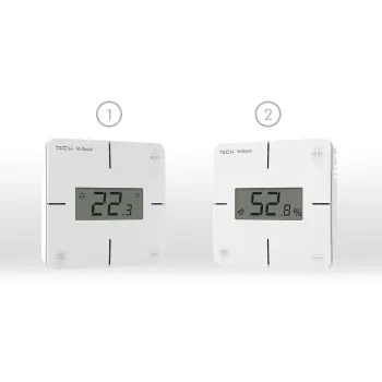 Przewodowy regulator pokojowy sinum czarny R-S1 Tech Sterowniki
