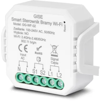 GISE Smart Moduł do sterowania bramą WiFi z czujnikiem otwarcia | Tuya | GG-WF-02
