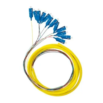 12X PIGTAIL SC/UPC SM G657A2 GOLD zestaw 12x 2m