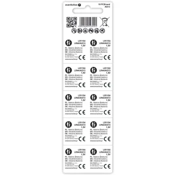 Bateria G13 / LR44 / LR1154 everActive 1,5V (blister 10 szt.)