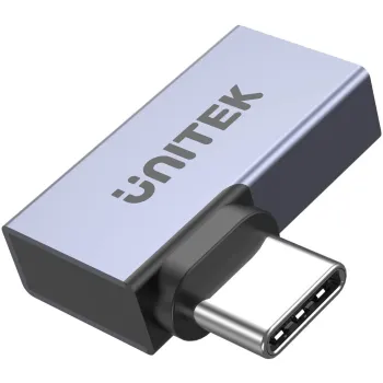Unitek Adapter USB-C na USB-C kątowy płaski