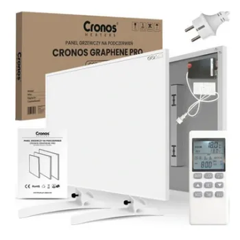 Panel grzewczy CRONOS GRAPHENE PRO CGP-700TP White