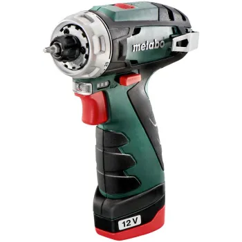 Wiertarko-wkrętarka akumulatorowa Metabo PowerMaxx BS Basic 12V 2x2Ah Ładowarka Walizka