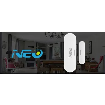 NEO Kontaktron Zigbee, czujnik wejścia Tuya NAS-DS07B