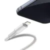 KABEL USB-C -> Lightning / iPhone Baseus Cafule CATLGD-A02 2m 20W PD Quick Charging BIAŁY W OPLOCIE