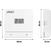 ENGO Controls EASY-230W - Regulator temperatury, 230V, biały, dobowy, natynkowy