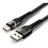 KABEL USB / USB-C RGB LED everActive CBB-1CBR 100cm 3A