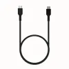 KABEL USB-C / USB-C Greencell PowerFlex 120cm PD 100W czarny silikonowy