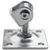 Zawias PSG 61.018.01 z szyldem 80x80x3mm - gwint M16 (regulowany, ucho ocynkowane)