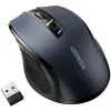 Mysz optyczna Ugreen MU006 bezprzewodowa USB 2.4GHz / Bluetooth 5.0 4000 DPI - czarna