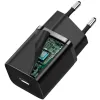 ŁADOWARKA SIECIOWA Baseus Super Si Quick Charger 1C CCSUP-J01 30W 1x USB-C PD 3.0 QC 3.0 CZARNA