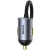 ŁADOWARKA SAMOCHODOWA NA PRZEWODZIE Baseus Share Together 120W 3A 3x USB-A 1x USB-C PD 20W QC 3.0