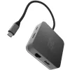 Hub USB 6w1 Green Cell USB-C AK61