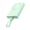 Powerbank Joyroom JR-PBM01 10000mAh 20W 1x USB-C 2x Lightning zielony + kabel