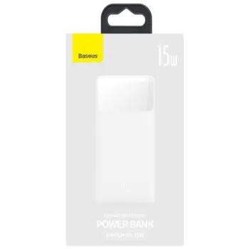 Baseus Bipow Digital Display | Power Bank 10000mAh Biały