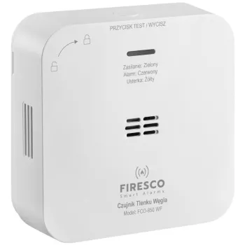 Czujnik czadu Firesco FCO-850 WF z WiFi aplikacja Tuya