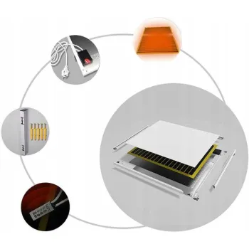 Panel grzewczy IR CRONOS Graphene PRO CGP-700TWP White