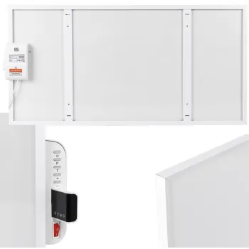 Panel grzewczy IR CRONOS Synthelith PRO CRP-1200TWP Grey