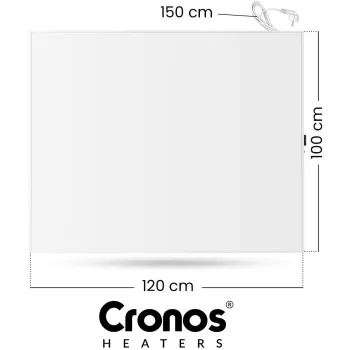 Panel grzewczy IR CRONOS Synthelith PRO CRP-1200TWP White