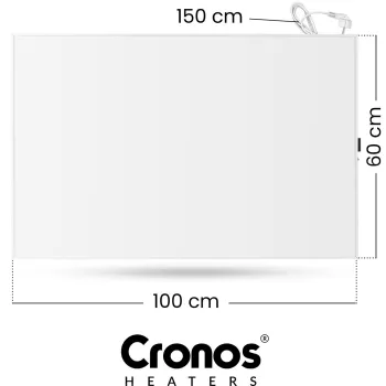 Panel grzewczy IR CRONOS Synthelith PRO CRP-600TWP TUYA white