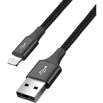 KABEL 4w1 USB-A -> Lighting iPhone / 2x USB-C / micro-USB Baseus Cafule CA1T4-B01 1.2m 3.5A W OPLOCIE