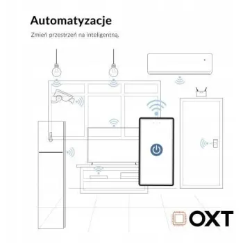 Moduł OXT przekaźnik 1 obwód pomiar 16A WIFI TUYA