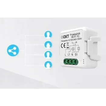 Moduł OXT mini przekaźnik 1 obw. bez N ZigBee TUYA