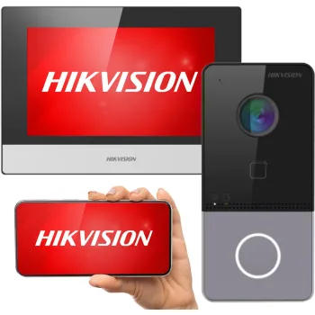 Zestaw wideodomofonowy Hikvision DS-KIS603-P(C)