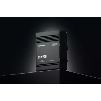 Teltonika TSW200 switch przemysłowy 8xGE 2xSFP PoE (TSW2000000B0) DIN