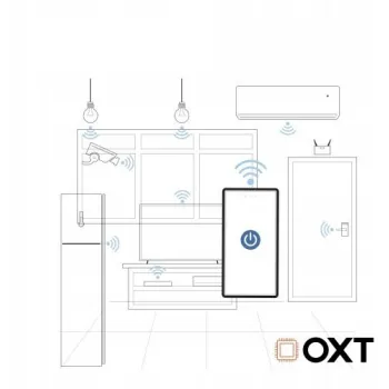 Moduł OXT mini 1 obwód beznapięciowy WiFi Tuya